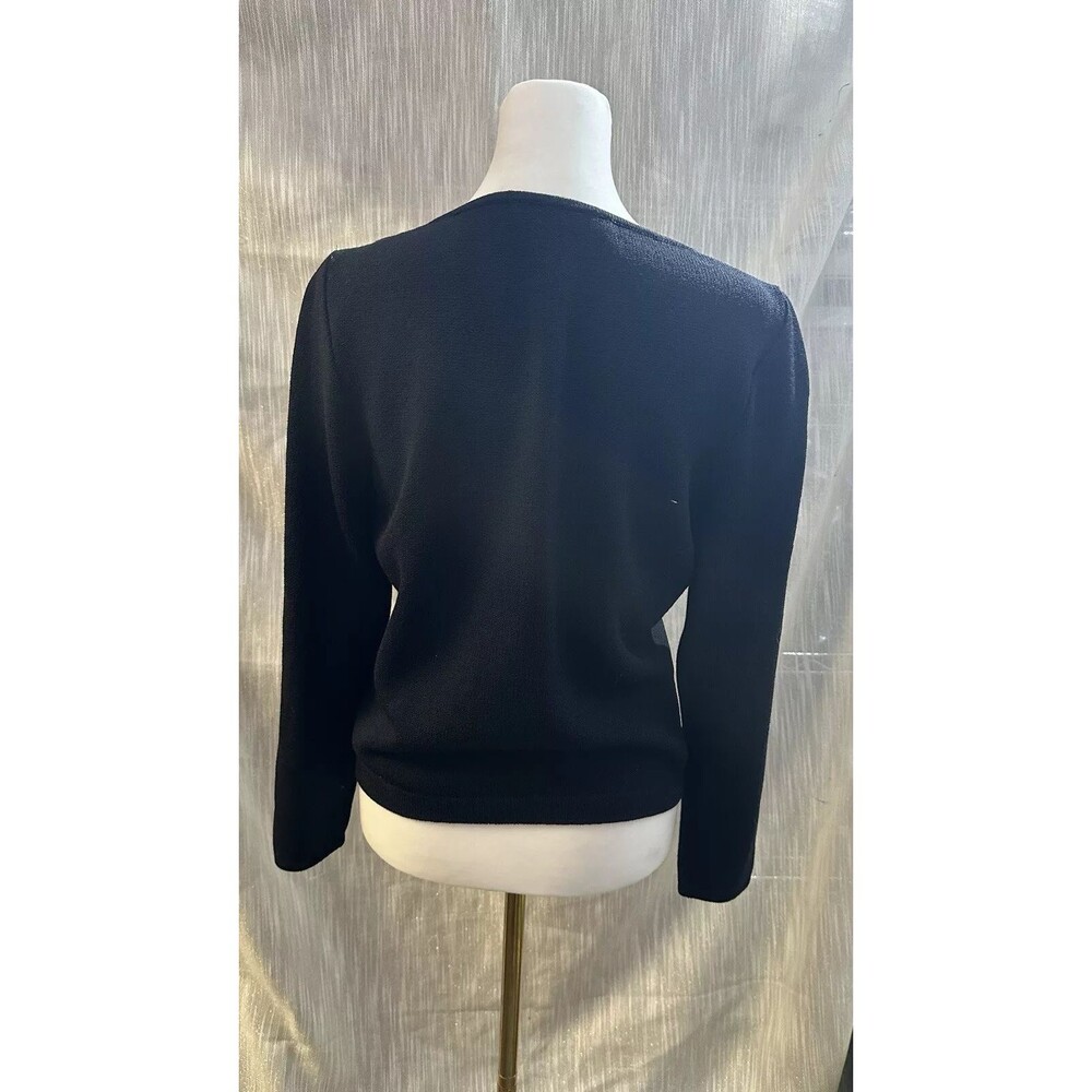 St. John Basic Pullover Santana Knit Size 4 - image 3